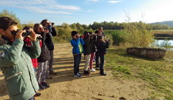 Visite de scolaires - RNR du Grand-Voyeux