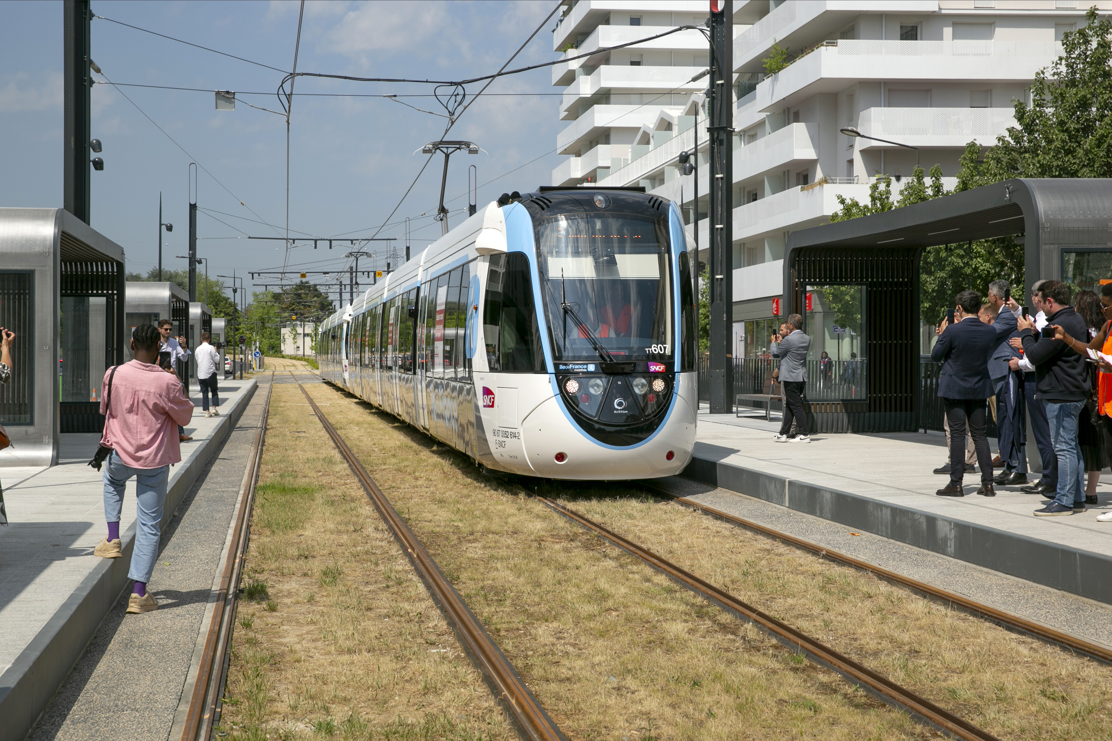 Inauguration essais dynamiques - tram-train T12 Evry-Courcouronnes