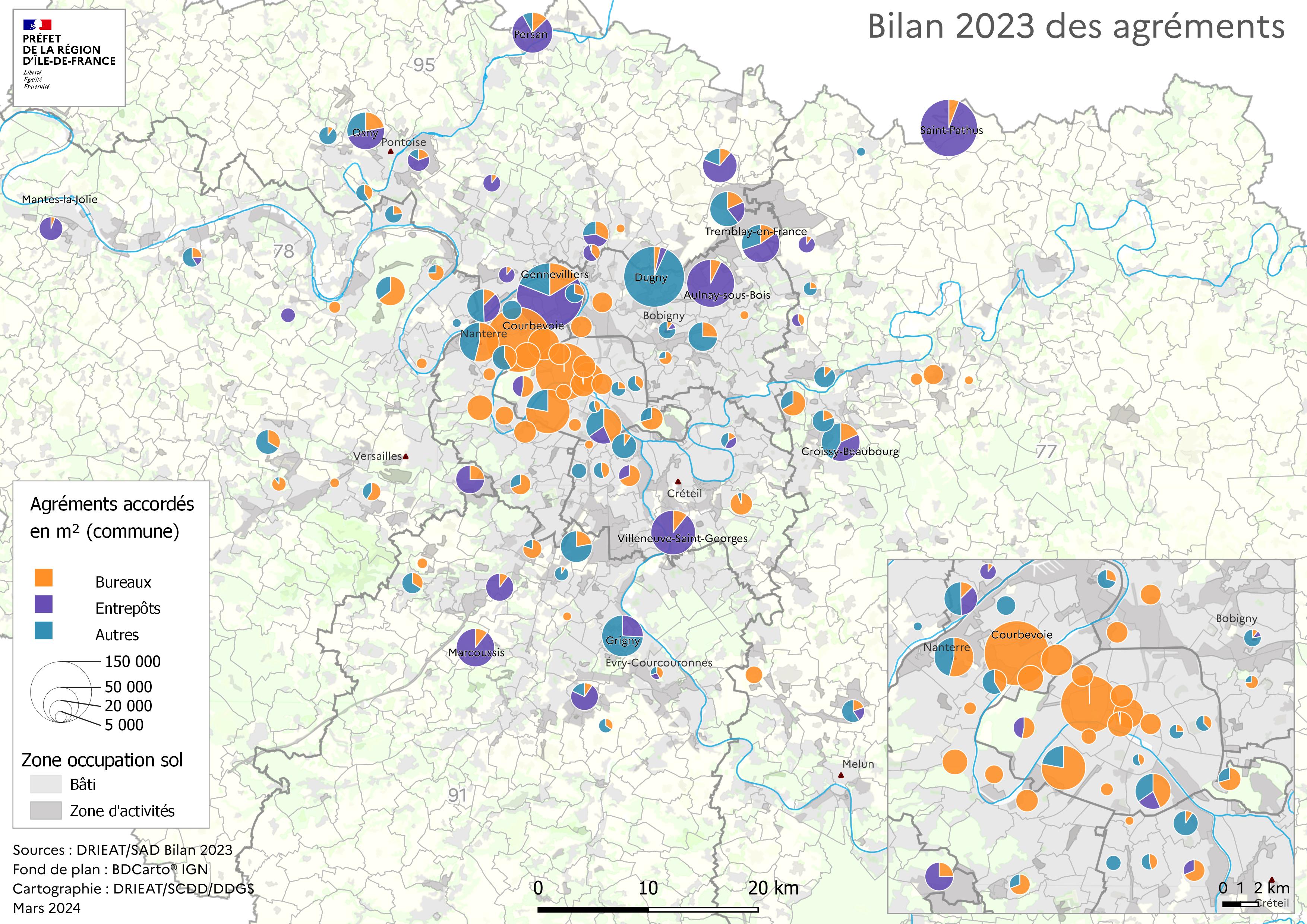 Carte des agréments 2023