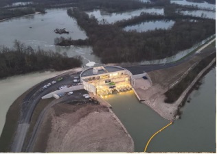 La station de pompage du casier Seine Bassée