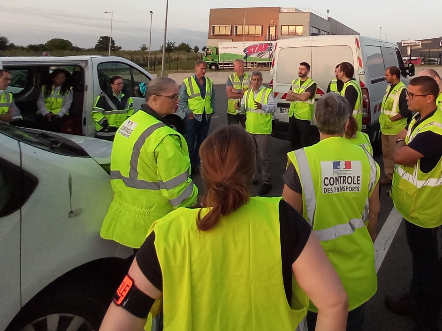 Opération de contrôles routiers sur les plateformes logistiques du Val-de-Marne