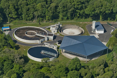 Station d'épuration en Bretagne