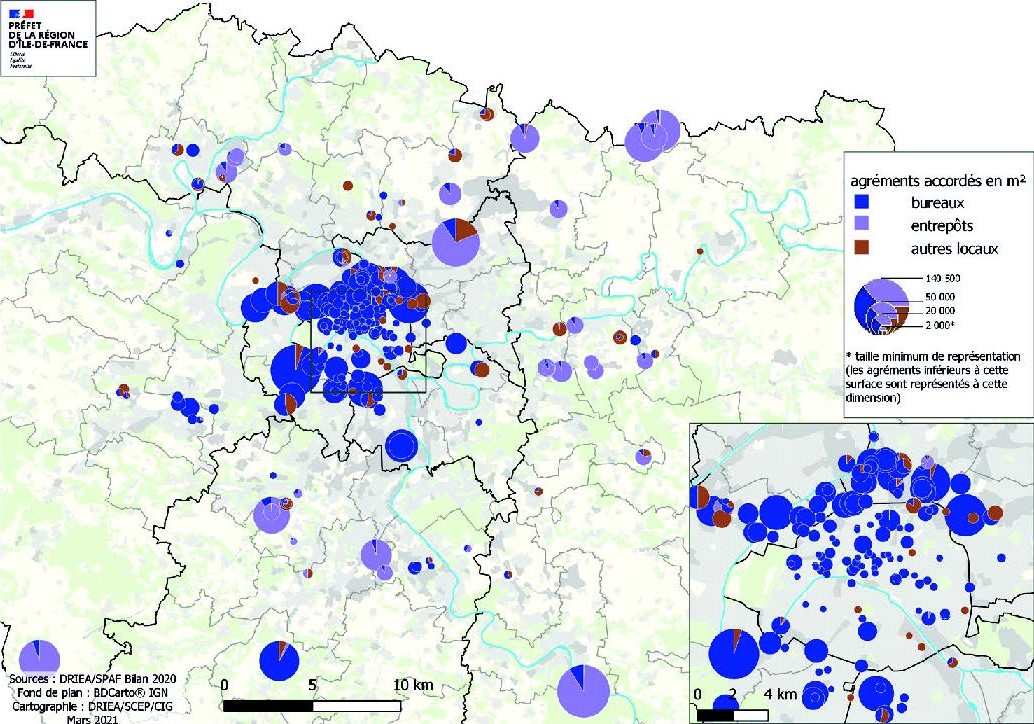 Localisation des agréments 2020