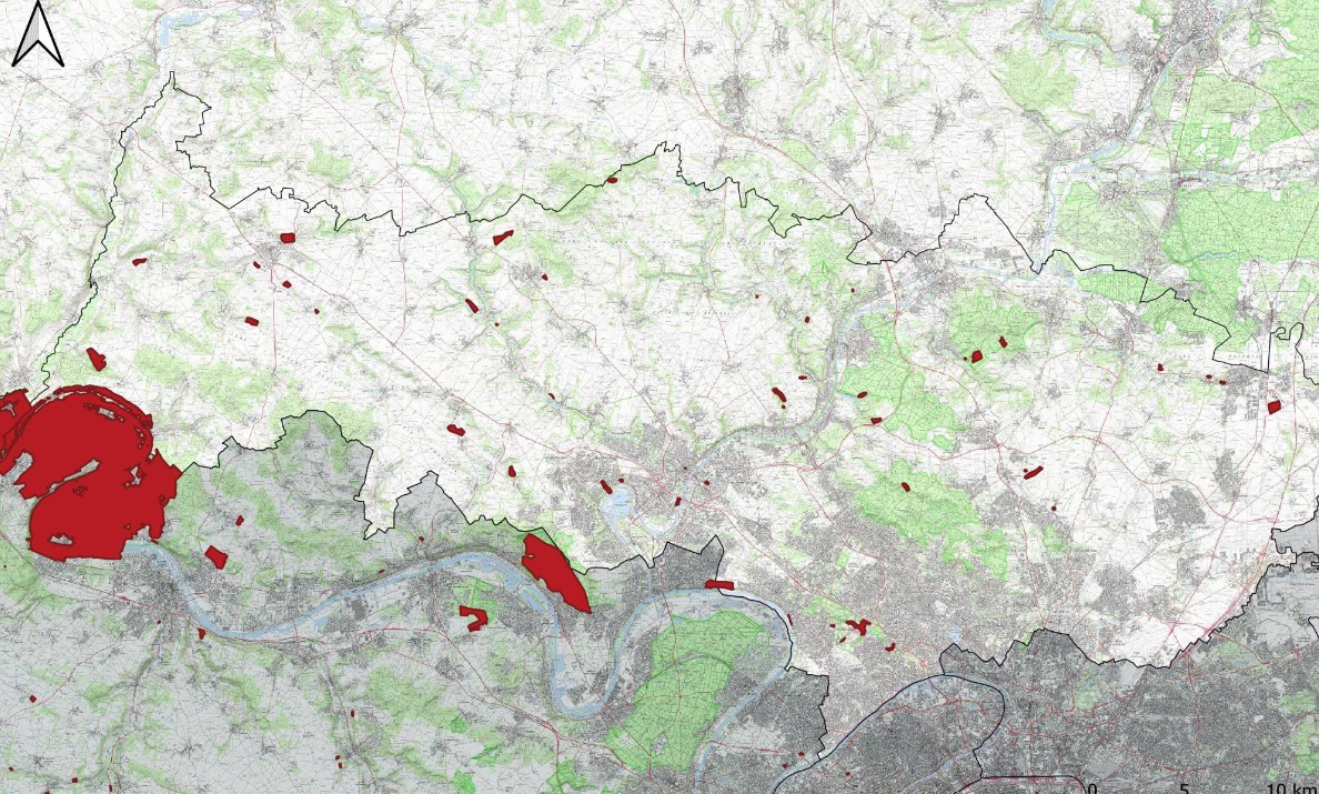Les sites géologiques du Val-d'Oise inventoriés dans l'INPG