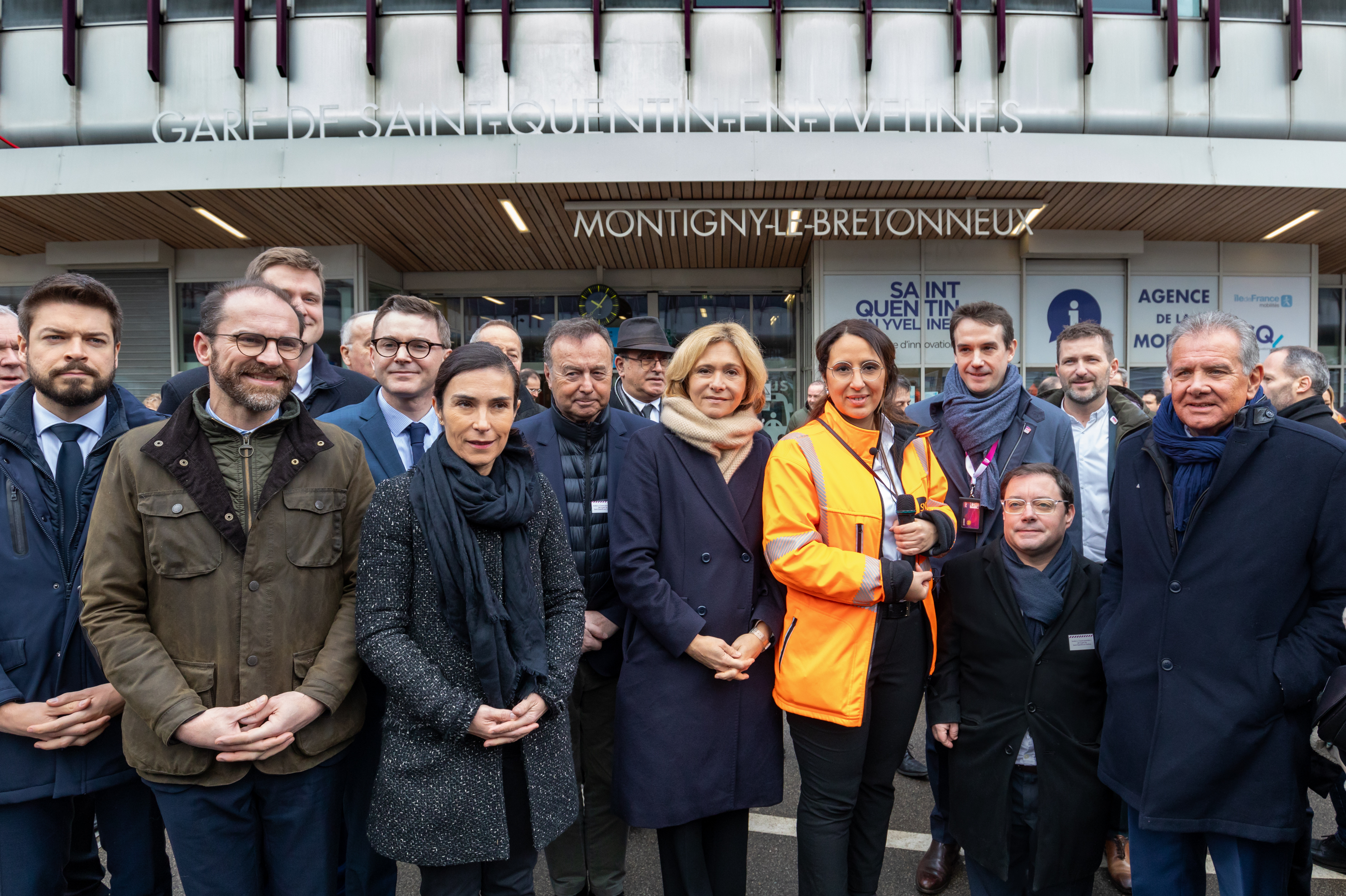 Inauguration de la gare de Saint-Quentin-en-Yvelines - Montigny-le-Bretonneux (78)