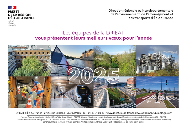 Carte de vœux 2025 de la DRIEAT Île_de_France
