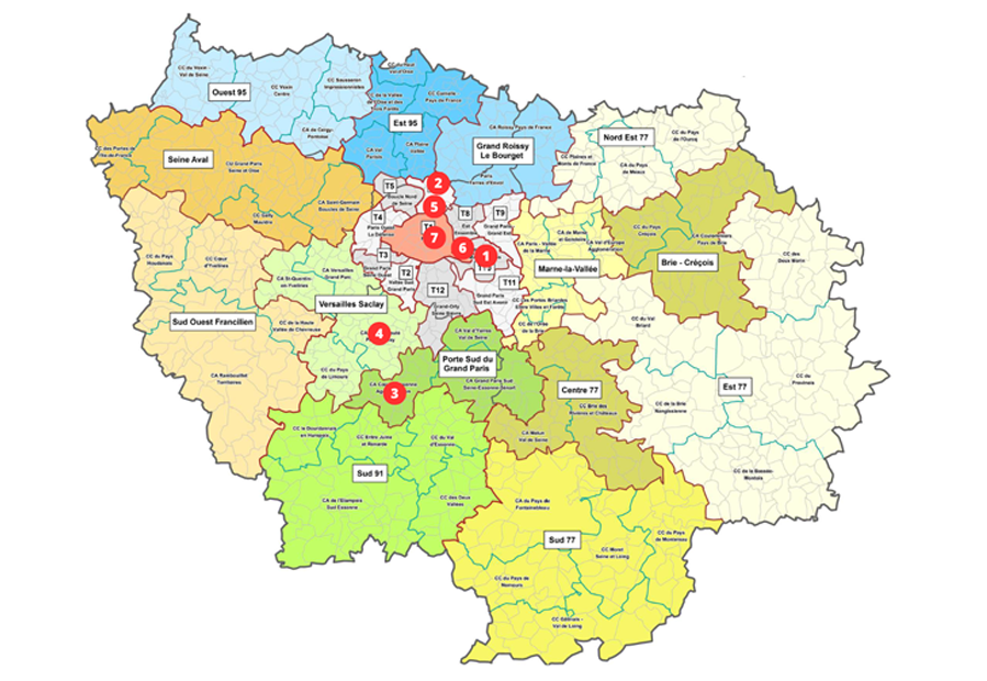 Localisation des démarches EIT des lauréats 2023 