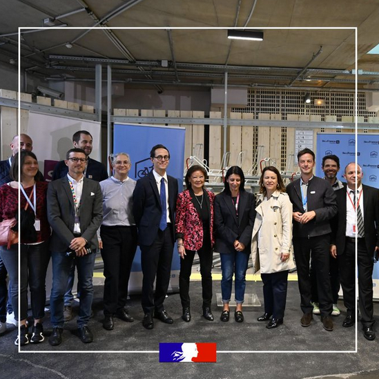 Inauguration des parkings à vélo de la gare Saint-Lazare