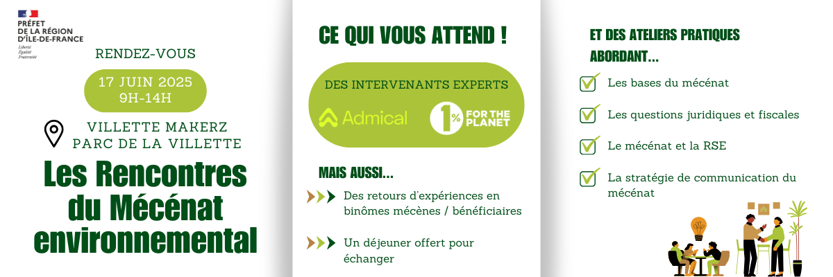 Les rencontres du Mécénat environnemental