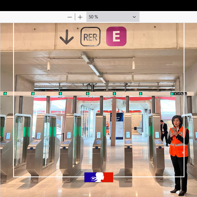 Inauguration RER E le 3 mai 2024